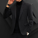 套装 西装 男高级感西服两件套呢料保暖上衣休闲外套轻熟风 厚款 冬季