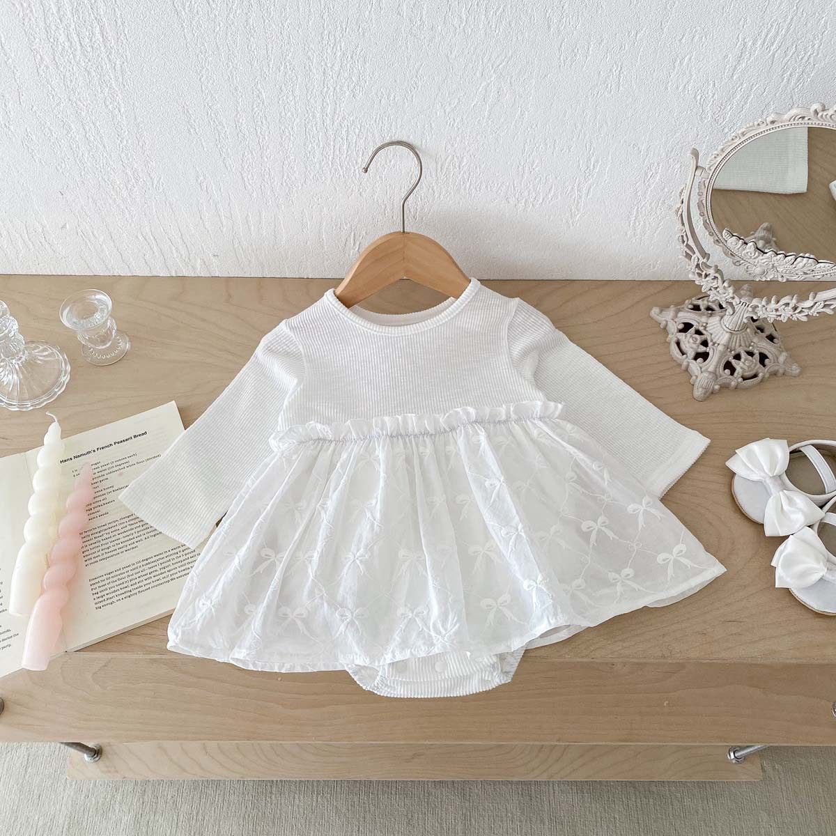 婴儿衣服秋装包屁裙婴幼儿宝宝连体衣小月龄百天公主外出哈衣春秋,童装/婴儿装/亲子装,连身衣/爬服/哈衣,淘宝优惠券,粉丝福利购,淘宝优惠卷