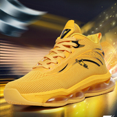 中帮全掌气垫减震跑步鞋 乔丹格兰篮球鞋 男鞋 网面大码 男 男2025冬季