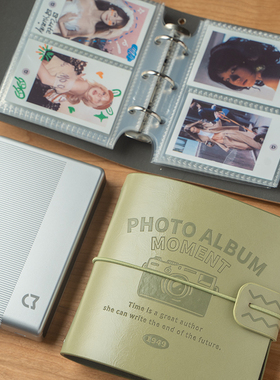 聚册小米照片相册米家口袋照片打印机1s相纸收纳相册相片3/6英寸专用拍立得相册本