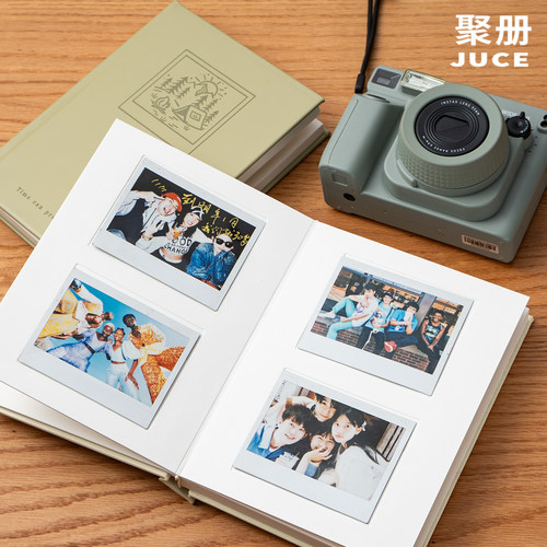 聚册纸书wide宽幅拍立得相册