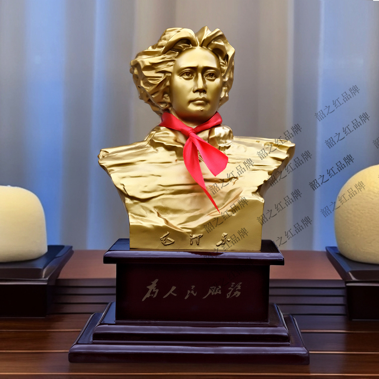 毛主席铜像摆件青年橘子洲头摆件