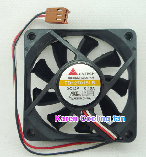 全新原装7015 FD127015LB DC12V 0.13A 7cm 3线散热风扇hzdo