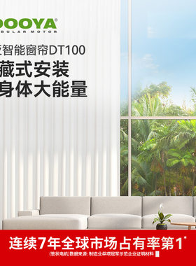 【限定专款】杜亚电动窗帘轨道隐藏电机DT100小爱语音静音智能