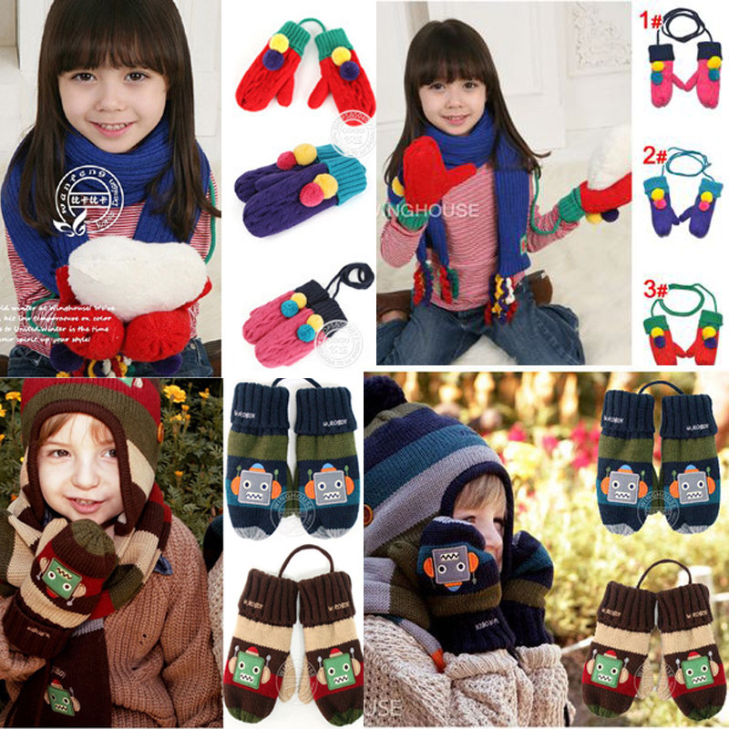 Gants pour enfants en de laine - Ref 2149459 Image 1