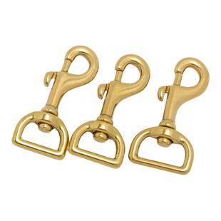 黄铜钩扣 手工皮具配件包带钩扣 狗扣 马具配件铜钩扣龙虾扣