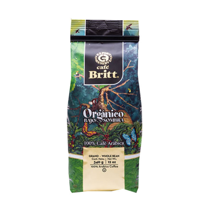 哥斯达黎加britt organic 有機咖啡豆 340g 任選2包包郵台灣直郵