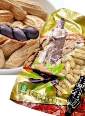 台湾北港黑金刚花生大包装500g 買3包包邮台湾直邮