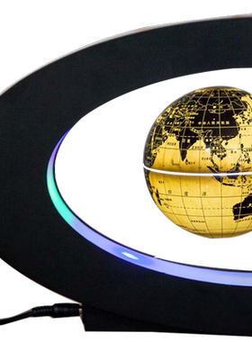 志诚发光自转磁悬浮地球仪摆件