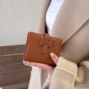 卡包女士小巧多卡位钱包2026新款潮高级感薄款短夹小众百搭零钱包