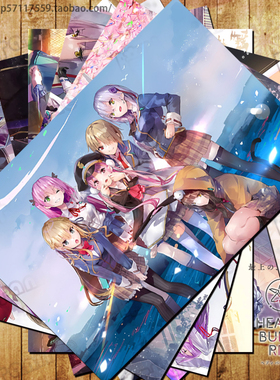 HEAVEN BURNS RED明信片红烧天堂海报绯染天空游戏周边卡贴挂画