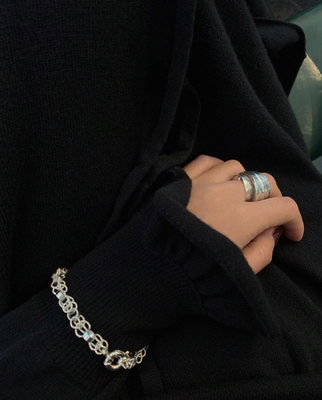 coldframe/Leicozy韩国小众复古vintagehandmadechain手链韩版