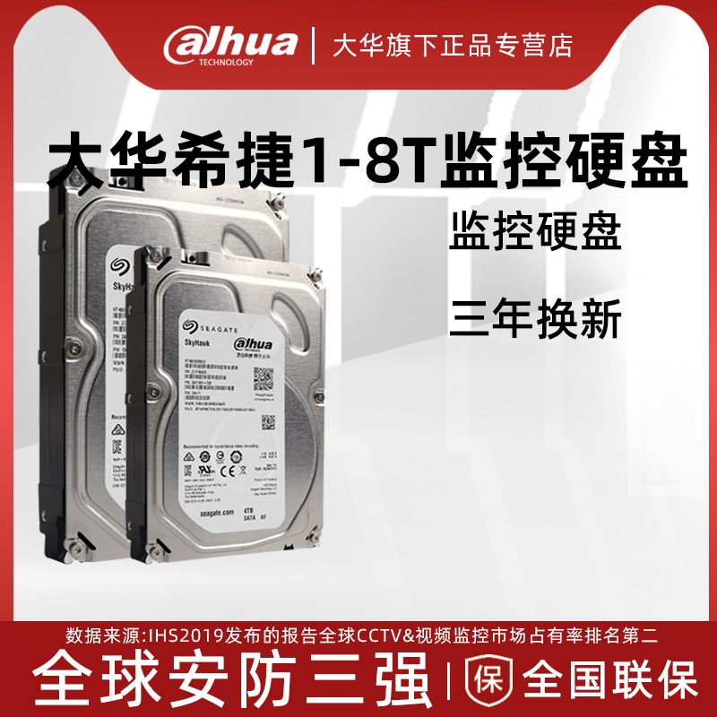 监控硬盘，容量可选