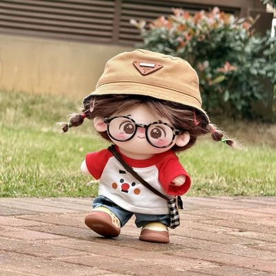 20cm棉花娃娃15厘米毛绒玩具玩偶可换装娃衣送女生闺蜜生日礼物萌