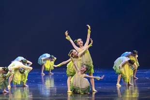 小荷风采《春天在哪里》采莲儿童舞蹈服演出服表演服