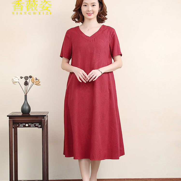 宽松大码真丝香薇姿韩版高端气质