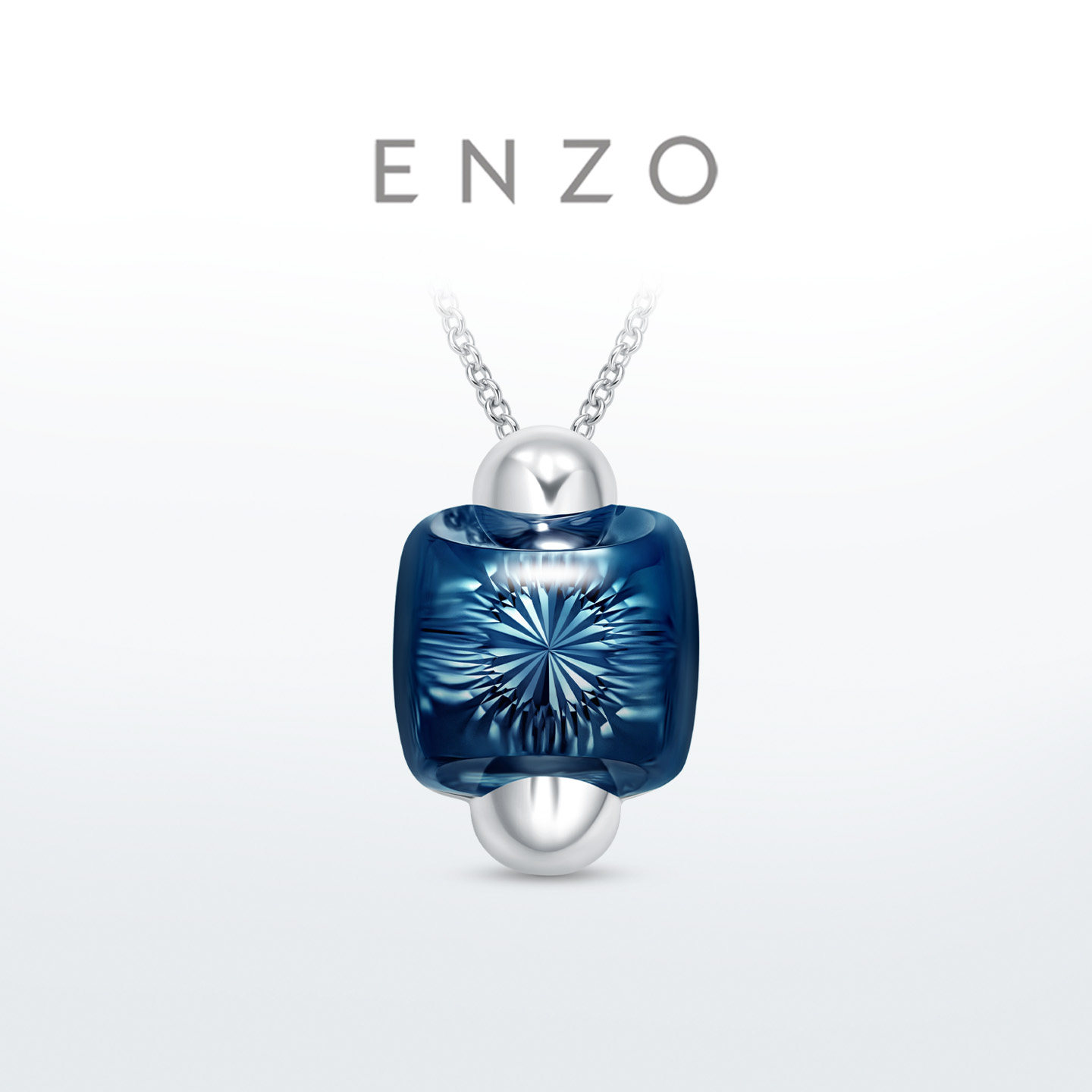 周大福ENZO18K金托帕石项链