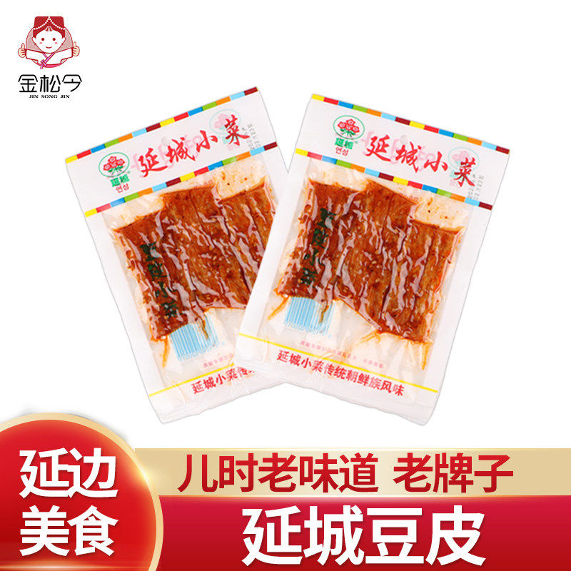 延城小菜豆皮延边特产朝鲜族辣条开袋即食零食下饭菜12g豆皮