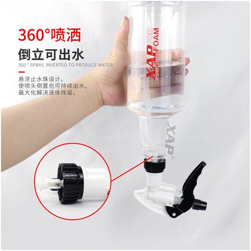 新款耐酸碱喷头喷壶汽车美容贴膜车载内饰清洁用品专用工具