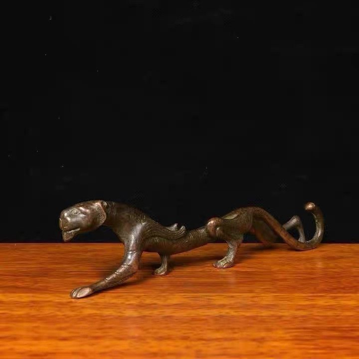 古玩收藏仿古神兽白虎飞虎走虎老虎文房四宝笔架笔搁摆件书法用品,家居饰品,桌面摆件,淘宝优惠券,粉丝福利购,淘宝优惠卷