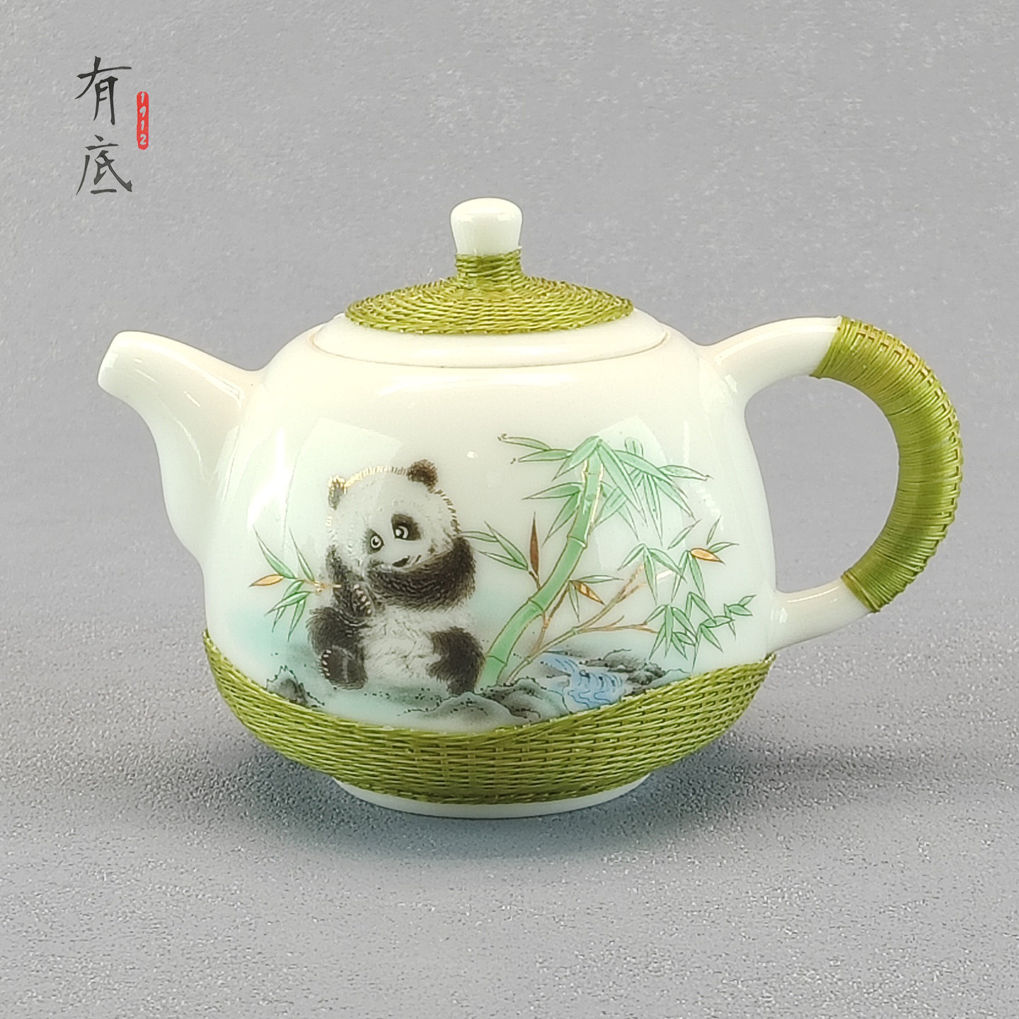 有底竹编小西施壶手工编织茶壶功夫茶具泡茶壶茶具套装商务送礼