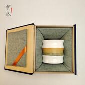 非遗手工竹丝扣瓷茶杯竹节手握杯瓷胎竹编茶具双杯礼盒商务送礼