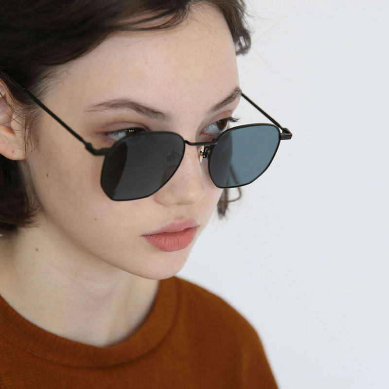 日系大框方框墨镜女防晒uv400大脸显瘦复古偏光太阳眼镜2025新款