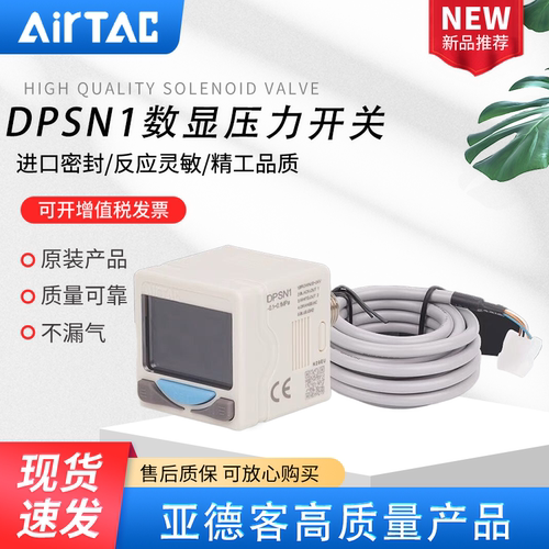 亚德客 DPS系列电子式数显压力表DPSN1 DSPNP1-01020  10020 5