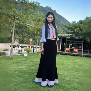 杨乐多同款傈僳族服装 私人高端定制版 民族服装服饰批发正品