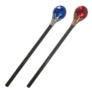 万圣节儿童国王权杖道具成人金色皇帝法杖王子巫师武器走秀演出