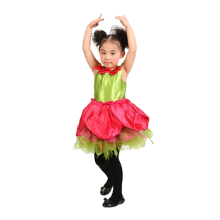 万圣节儿童cos花仙子服装可爱小女孩精灵裙子仙子衣服表演道具