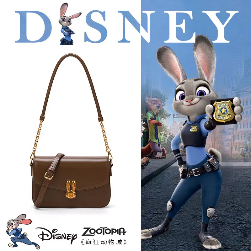 Disney/迪士尼【朱迪探长】时尚气质百搭单肩斜挎腋下包