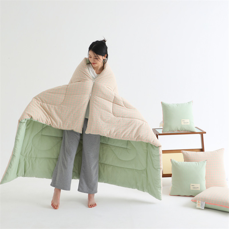 全棉纯棉多功能抱枕被二合一汽车车上抱枕被子两用冬季加厚午睡毯,居家布艺,抱枕被,淘宝优惠券,粉丝福利购,淘宝优惠卷