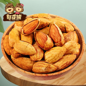 【憨豆熊_巴旦木】奶香味杏仁坚果巴达木干果扁桃仁休闲零食批发