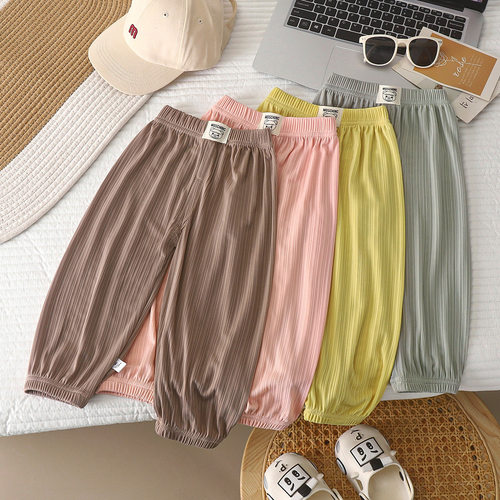 儿童长裤灯笼裤防蚊裤童装