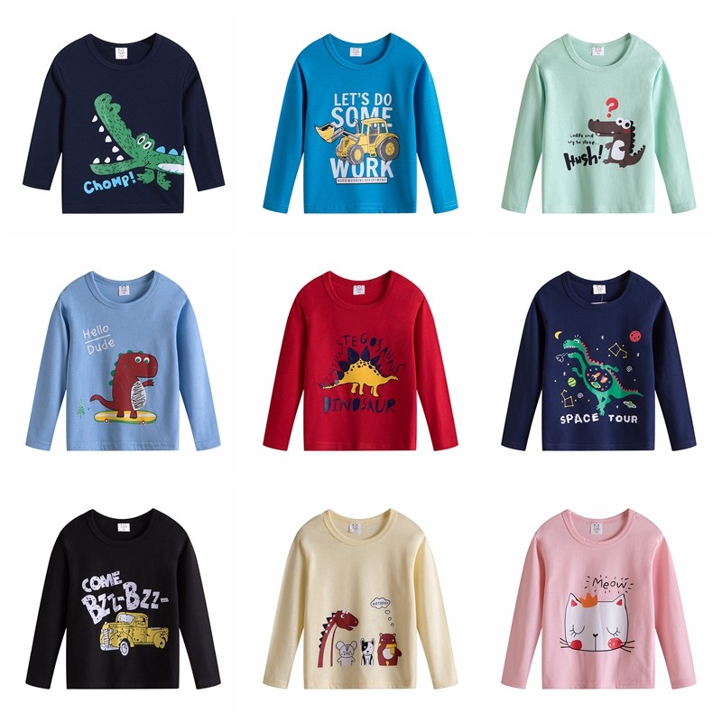 童装厂家 自产自销款 春秋棉t恤 卡通吸湿排汗圆领长袖 一件代发,童装/婴儿装/亲子装,T恤,淘宝优惠券,粉丝福利购,淘宝优惠卷