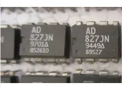 AD827JN 双运放 AD827 原字拆机 解码音频双路运放大 进口8插脚