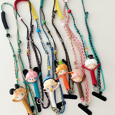 正版泡泡玛特DIMOO迪士尼手机挂绳斜挎绳包肩带相机挂绳大疆背带