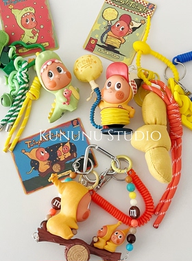 泡泡玛特星星人系列汽车钥匙扣Twinkle123系列钥匙链挂件包包挂饰
