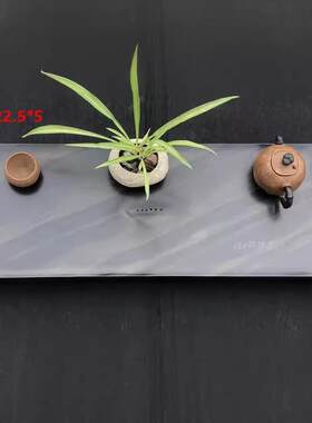 天然石材料家用石雕茶海石质功夫茶台自然原石茶盘精品茶具