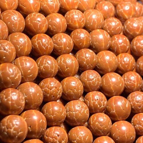 精品龙鳞纹无齿小金刚菩提正圆108颗光珠黄金甲精工打磨佛珠手串