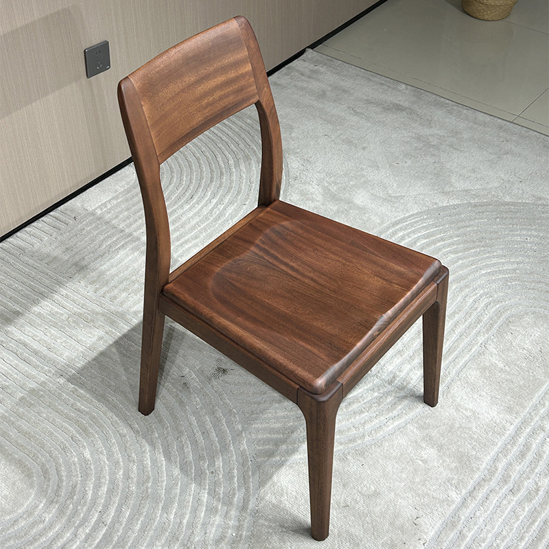 全实木餐椅家用靠背椅办公书房书椅现代简约休闲椅吃饭椅子新款
