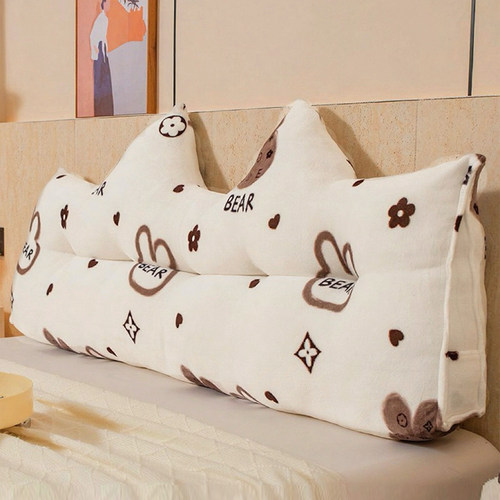可爱三角床头靠垫加厚儿童防撞床上靠背软包学生宿舍护腰靠枕免洗