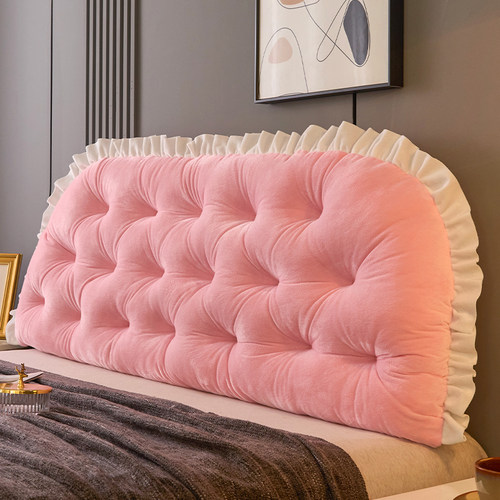 公主风宿舍床头靠枕大靠背卧室床上靠垫玩手机护腰榻榻米防撞软包