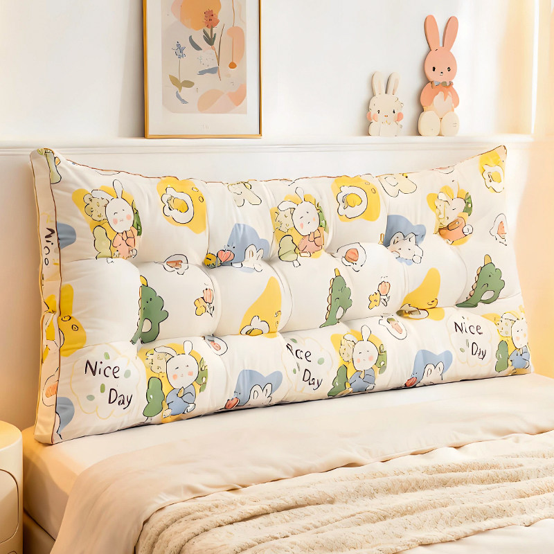 卡通可爱床头靠垫软包靠背枕床上看书护腰靠背卧室榻榻米靠枕防撞,居家布艺,床头靠垫,淘宝优惠券,粉丝福利购,淘宝优惠卷