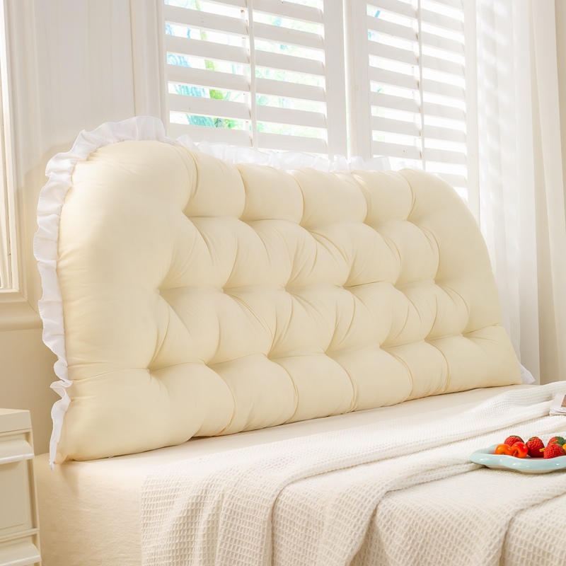 加高简约绑带固定卧室免拆洗靠枕