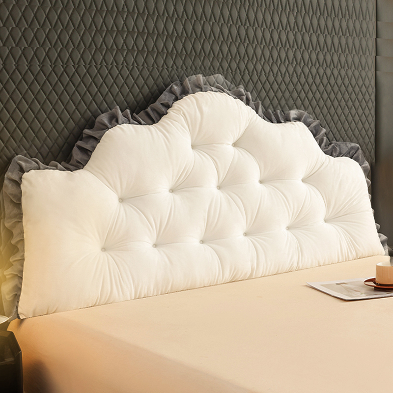 新款床头软包靠背垫防撞卧室床上靠枕免洗学生宿舍护腰软包靠垫