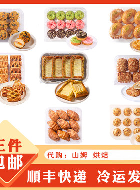 山姆烘焙糕点代购肉松小贝西柚青柠海盐卷丹麦式菠萝奶酥面包司康