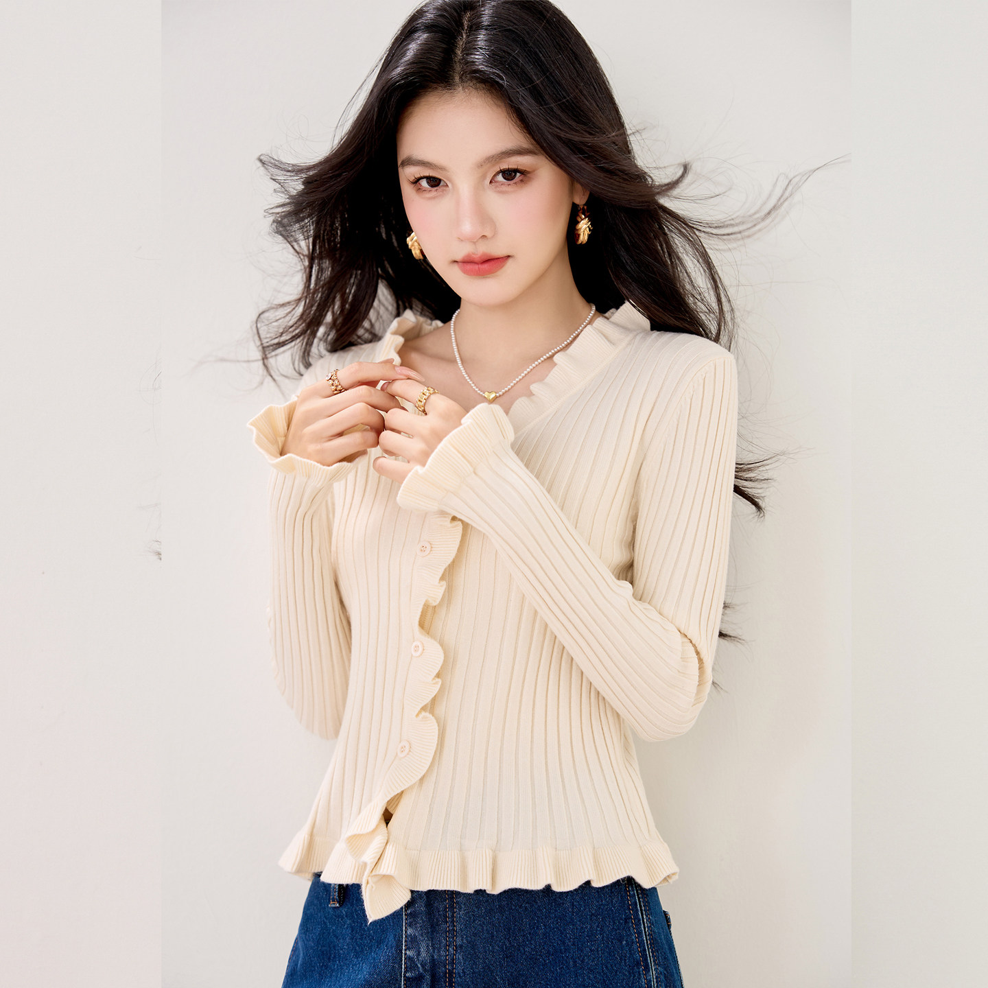 短款毛衣女2025新款秋冬可外穿内搭打底衫小个子设计感针织衫上衣,女装/女士精品,毛针织衫,淘宝优惠券,粉丝福利购,淘宝优惠卷