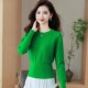 女装 新款 修身 针织衫 高腰短款 收腰小个子上衣打底衫 毛衣女2026春季